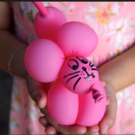 Balloon Twisting Pink Doggy