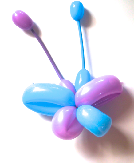 balloon twisting butterfly